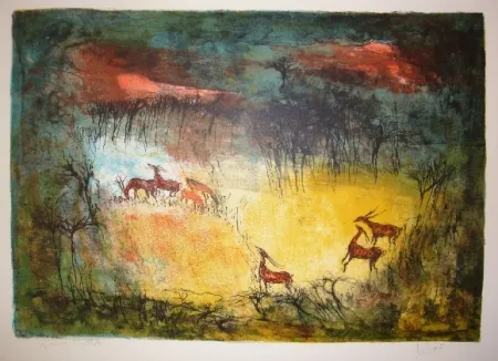 Litografia Lebadang - Clariere