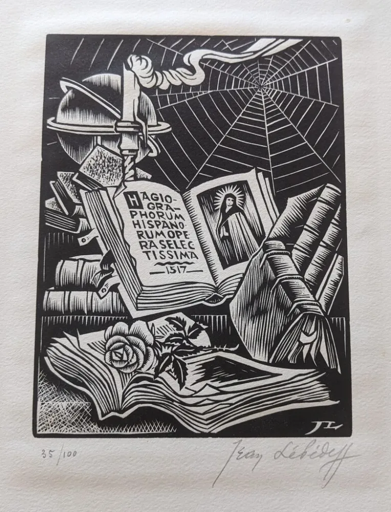 Xilogravura Lébédeff  - Nature Morte