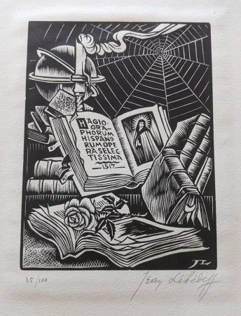 Xilogravura Lébédeff  - Nature Morte