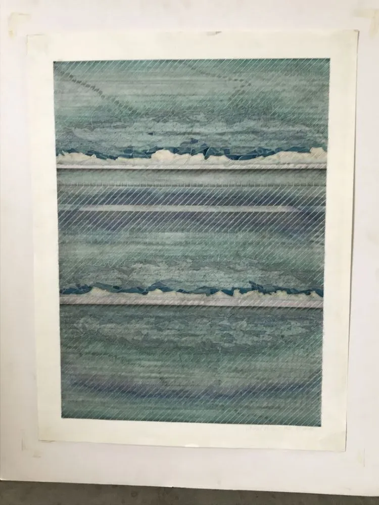 Sem Técnica Lechner - Composition en bleu