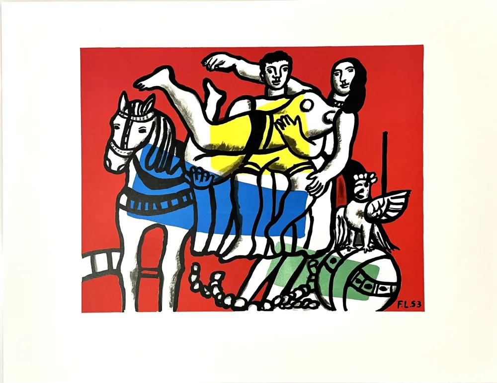 Litografia Léger (After) - Le Cirque