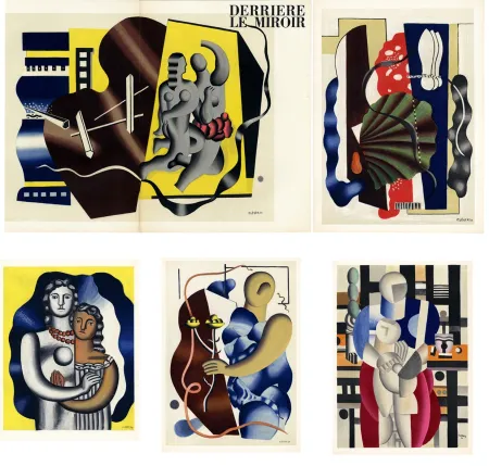 Livro Ilustrado Leger - DERRIÈRE LE MIROIR N° 79-80-81. FERNAND LÉGER. Octobre 1955