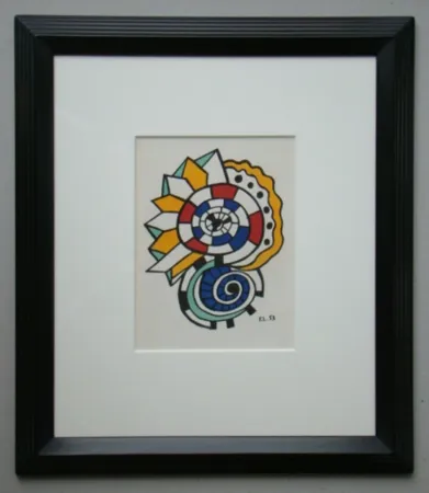 Litografia Leger - Escargot, 1953