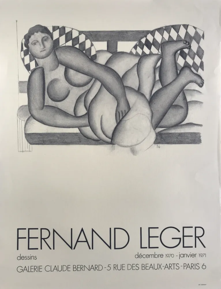 Cartaz Leger - Galerie Claude Bernard