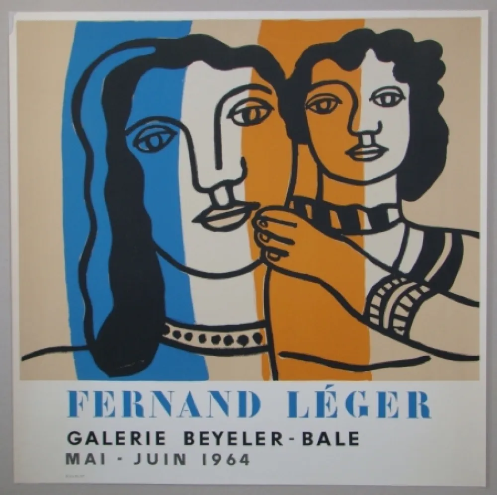 Litografia Leger - Mère et enfant
