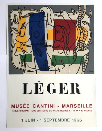Cartaz Leger - Musée Cantini / Marseille