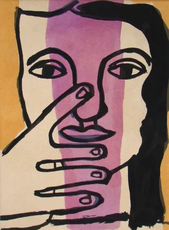 Estêncil Leger - Tété de femme