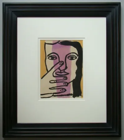 Estêncil Leger - Tête de femme