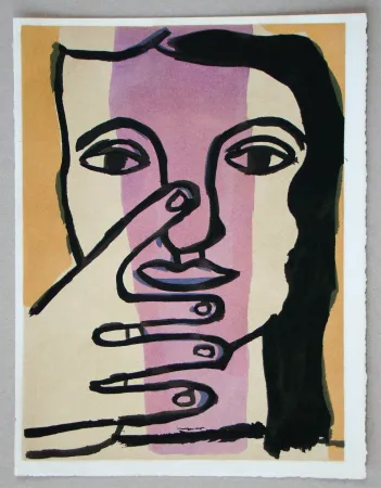 Estêncil Leger - Tête de femme