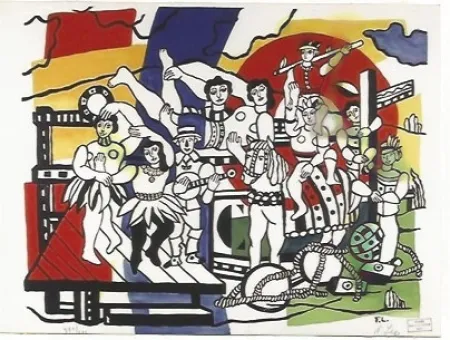 Litografia Leger - The Parade