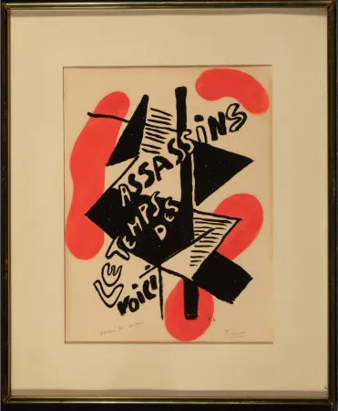 Estêncil Leger - Unique work. Matinée d’ivresse (Morning of Intoxication)