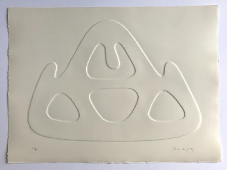 Relevo Legros - Estampage géométrique inspiré des reliefs