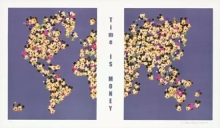 Litografia Leirner - Time is money