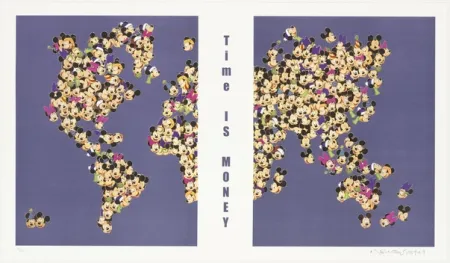 Litografia Leirner - Time is money