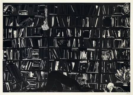 Litografia Leng - Blossom on touch