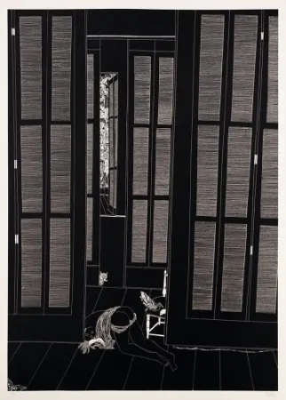 Litografia Leng - Full moon