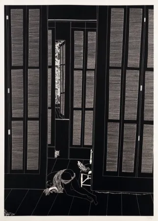 Litografia Leng - Full moon