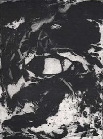 Gravura León - Luz de luna III