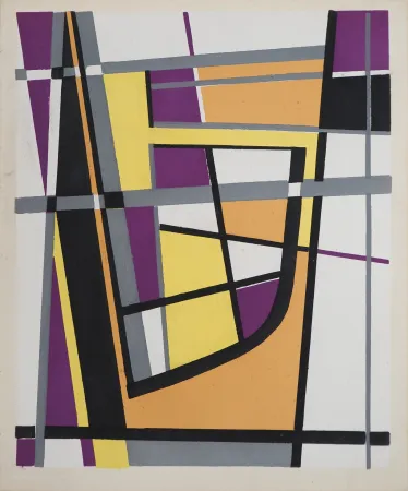 Litografia Leppien - Composition géométrique