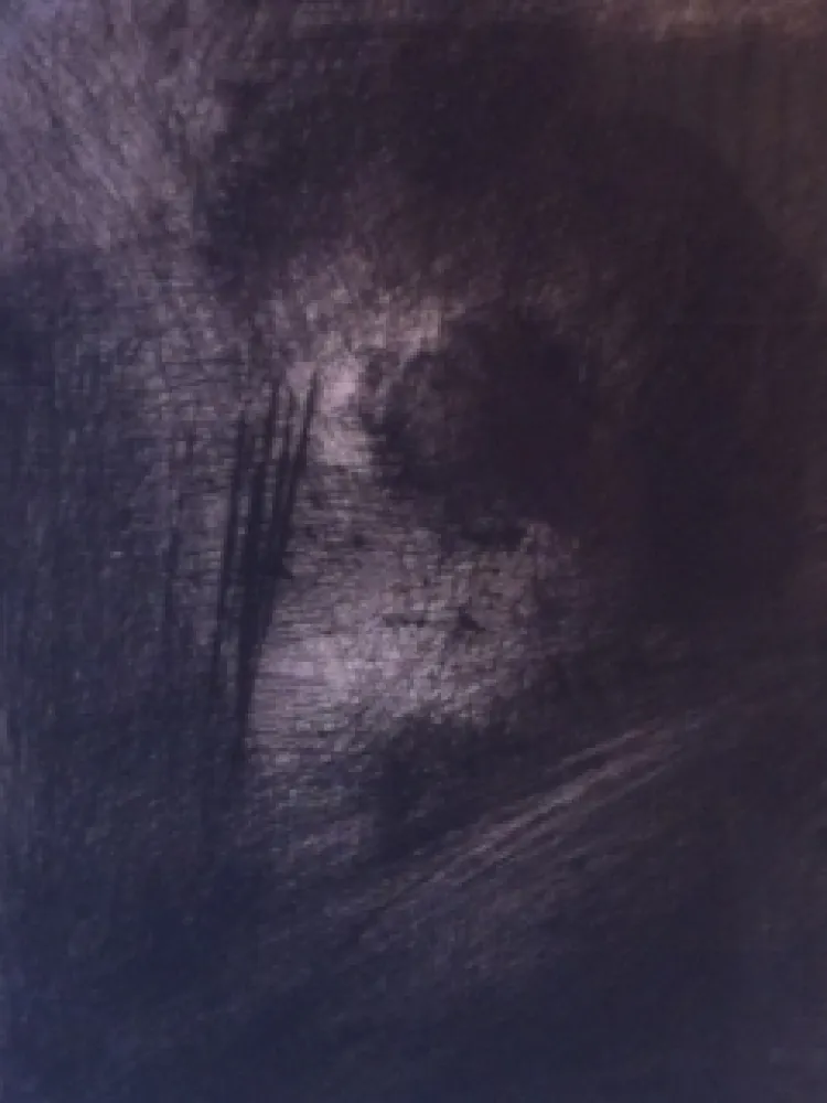 Gravura Leroy  - En Hauteur sur un lit sombre en diagonale