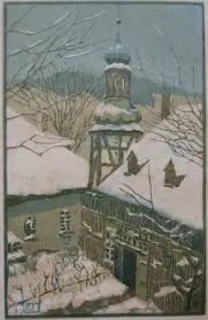 Xilogravura Leschner - Untitled