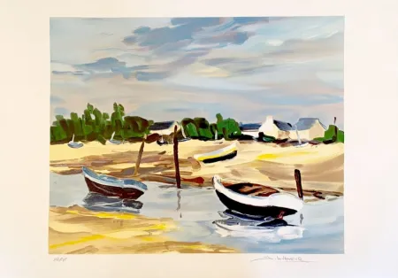 Litografia Levasseur - Barques