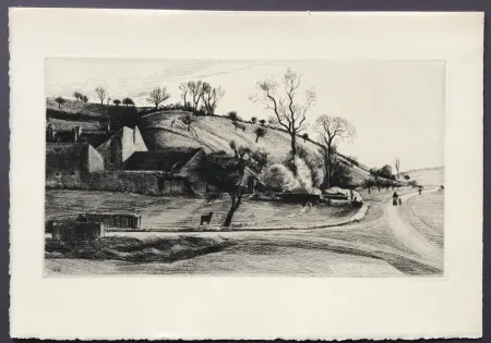 Gravura Levy - Ferme a Vauhalan