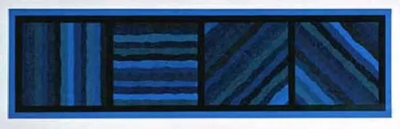 Sem Técnica Lewitt - Bands Not Straight in Four Directions (blue)