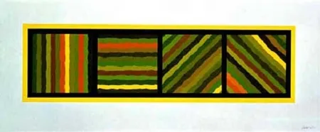 Sem Técnica Lewitt - Bands Not Straight in Four Directions (yellow)