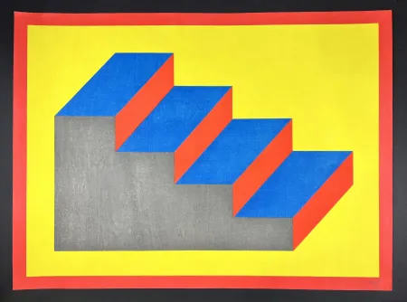 Múltiplo Lewitt - Form Derived from a Cubic Rectangle (Steps)