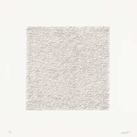 Litografia Lewitt - Lines of One Inch in Four Directions and All Combinations 03 (70122)