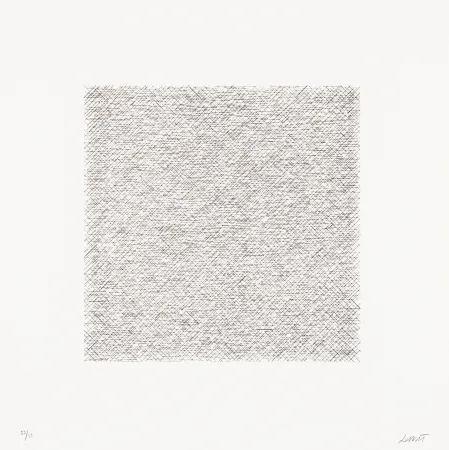 Litografia Lewitt - Lines of One Inch in Four Directions and All Combinations 05 (70128)