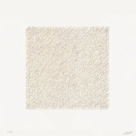 Litografia Lewitt - Lines of One Inch in Four Directions and All Combinations 06 (70120)