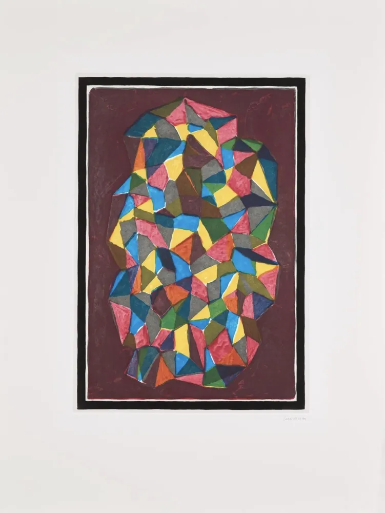 Água-Forte E Água-Tinta Lewitt - Plate #1 (from Complex Forms)