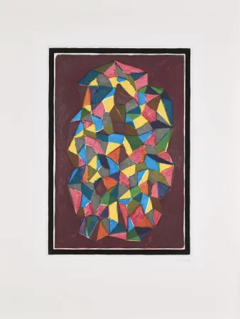 Água-Forte E Água-Tinta Lewitt - Plate #1 (from Complex Forms)