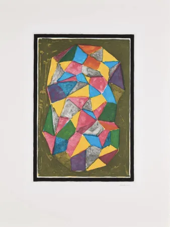 Água-Forte E Água-Tinta Lewitt - Plate #3 (from Complex Forms)