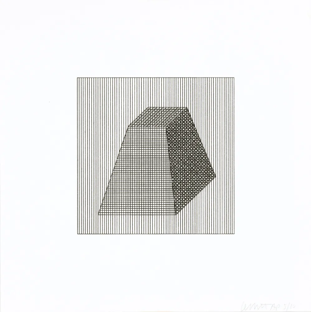 Serigrafia Lewitt - Twelve Forms Derived From a Cube 06