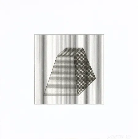 Serigrafia Lewitt - Twelve Forms Derived From a Cube 06