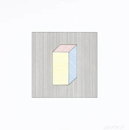 Serigrafia Lewitt - Twelve Forms Derived From a Cube 27