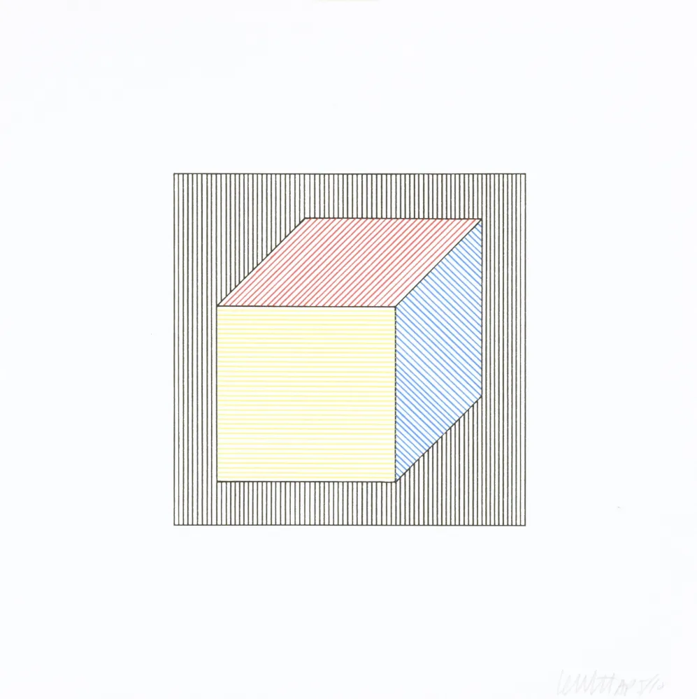 Serigrafia Lewitt - Twelve Forms Derived From a Cube 29