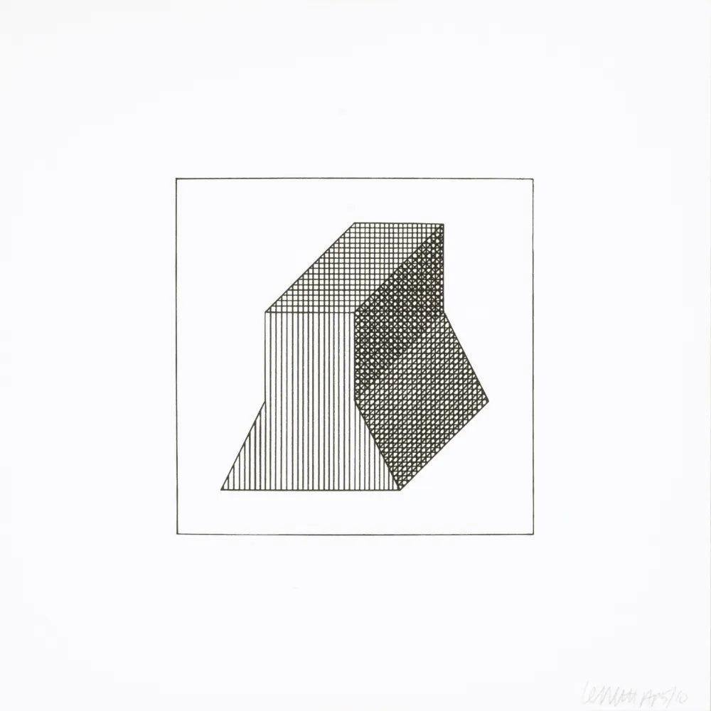 Serigrafia Lewitt - Twelve Forms Derived From a Cube 34