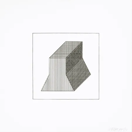 Serigrafia Lewitt - Twelve Forms Derived From a Cube 34