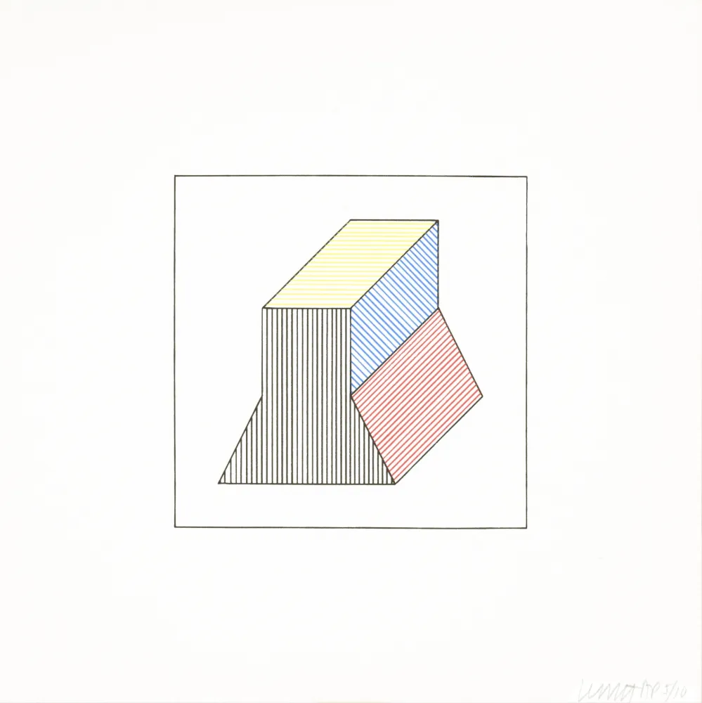 Serigrafia Lewitt - Twelve Forms Derived From a Cube 37