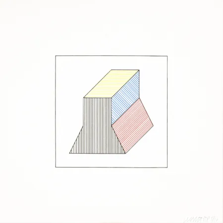 Serigrafia Lewitt - Twelve Forms Derived From a Cube 37