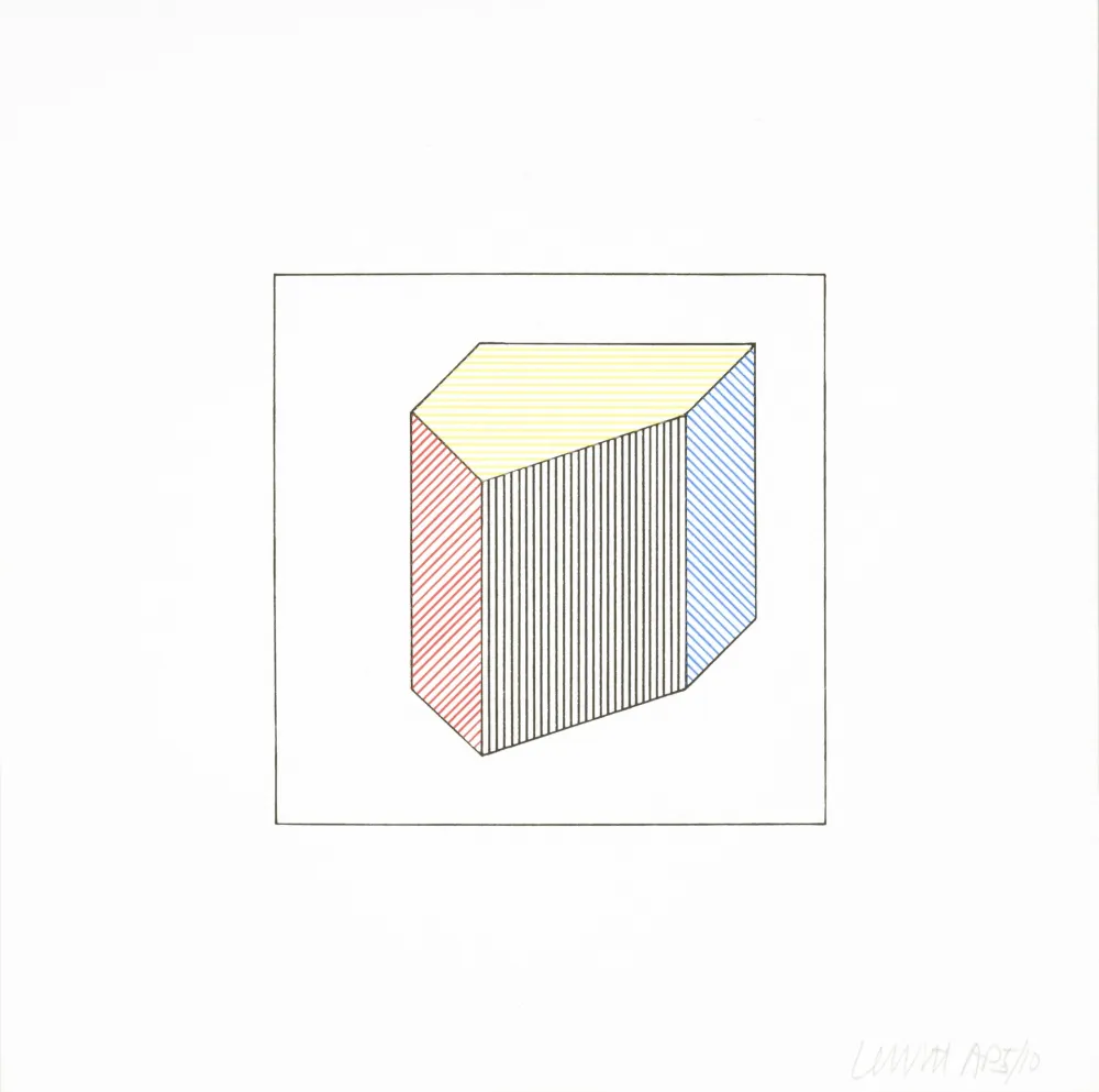 Serigrafia Lewitt - Twelve Forms Derived From a Cube 39