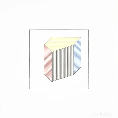 Serigrafia Lewitt - Twelve Forms Derived From a Cube 39