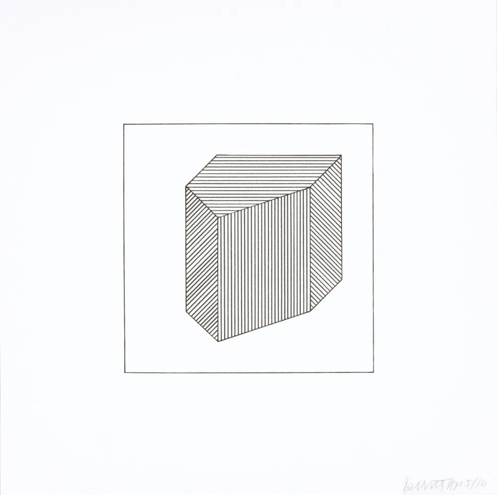Serigrafia Lewitt - Twelve Forms Derived From a Cube 40
