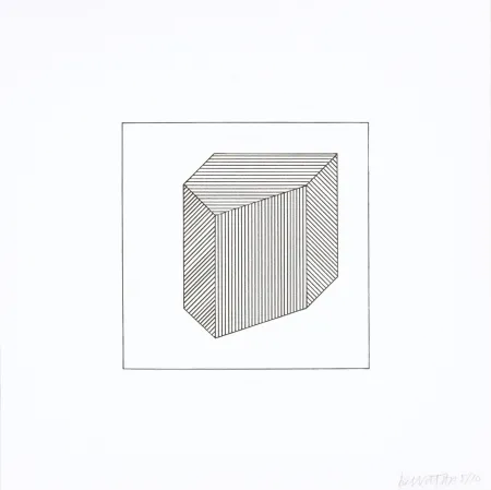 Serigrafia Lewitt - Twelve Forms Derived From a Cube 40