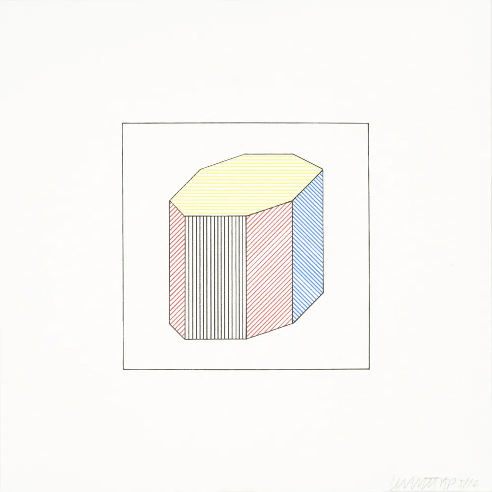 Serigrafia Lewitt - Twelve Forms Derived From a Cube 43