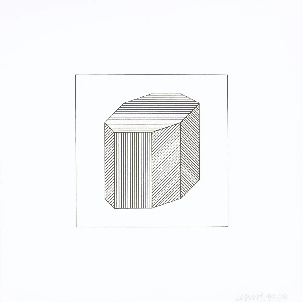 Serigrafia Lewitt - Twelve Forms Derived From a Cube 44